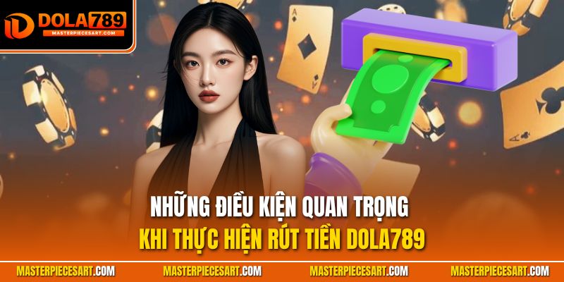 Những điều kiện quan trọng khi thực hiện rút tiền Dola789