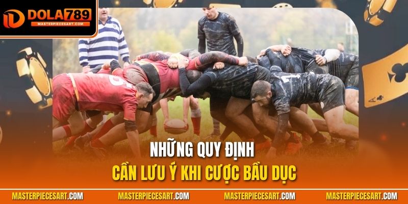 Những quy định cần lưu ý khi cược bầu dục